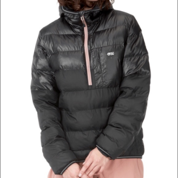 Picture Organic Black Delia Anorak Puffy Jacket - Picture 1 of 5